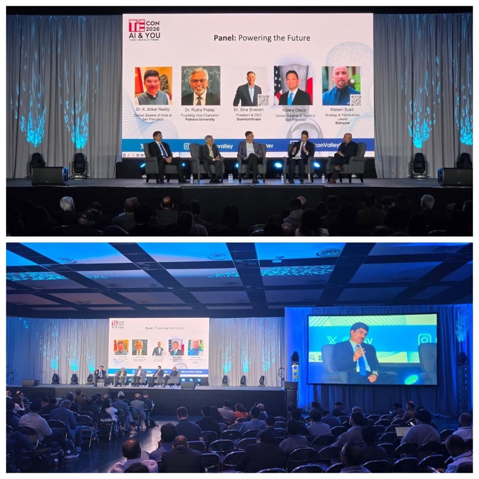 Consul General Dr. K Srikar Reddy presented a clear, policy-driven vision of how India aims to shape the future of AI, which is grounded in inclusivity, scale, and global collaboration, during a panel discussion on April 29 at #TiEcon2026, one of the world’s largest tech entrepreneurship conferences.