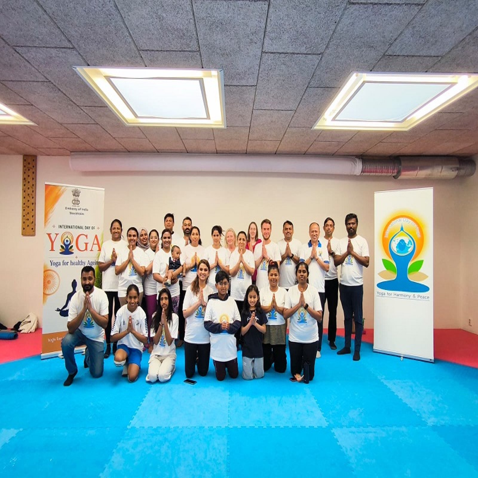 International Day of Yoga celebrations - Dalarna