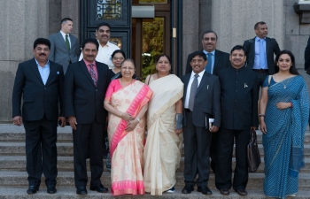 Hon'ble Speaker of India Smt. Sumitra Mahajan visits Riga.