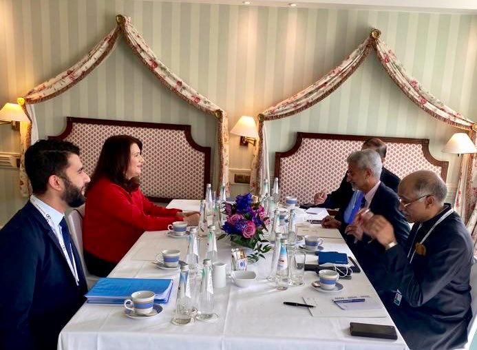  EAM Dr S Jaishankar meets H.E. FM Ann Linde, Munich