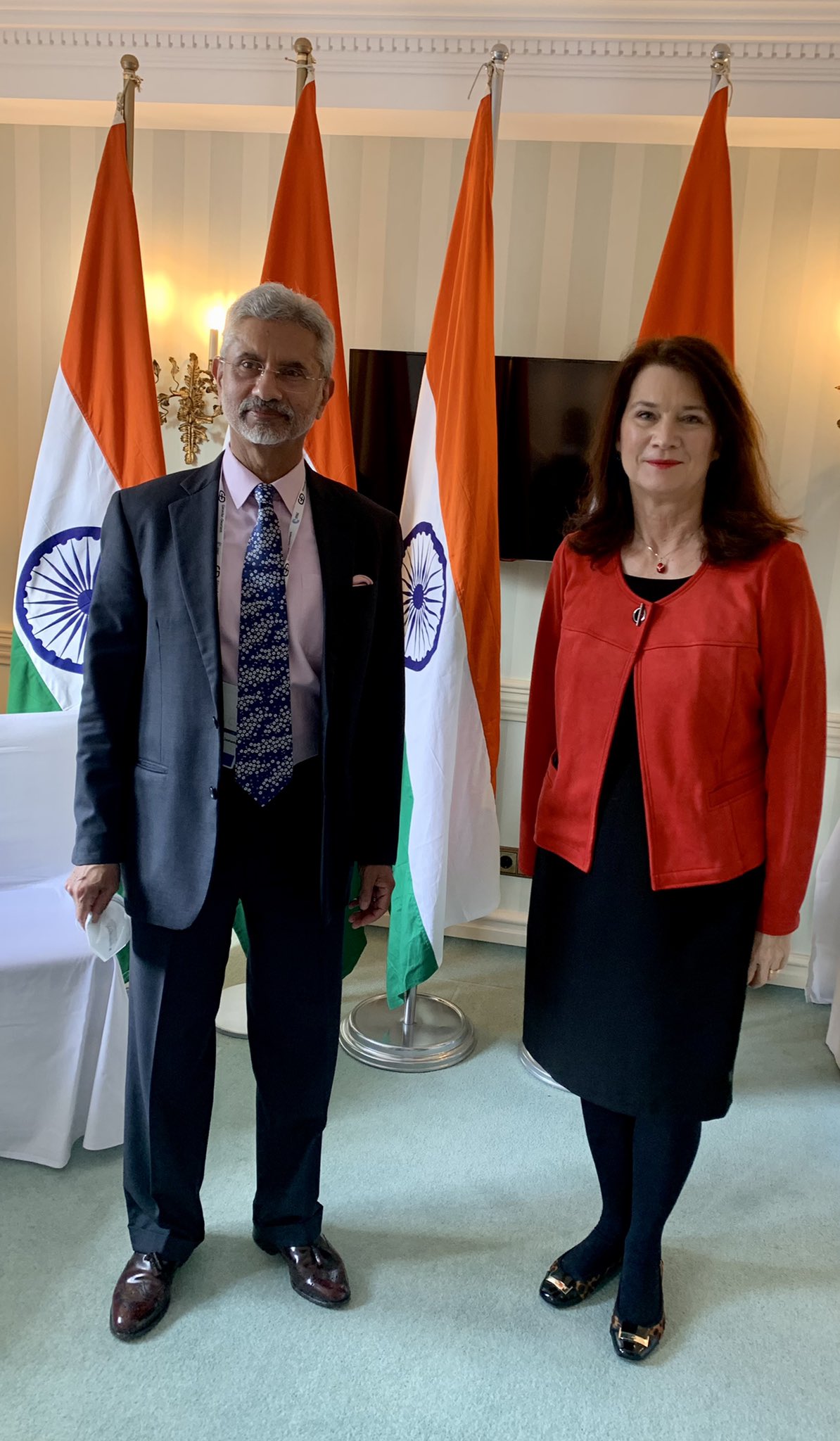  EAM Dr S Jaishankar meets H.E. FM Ann Linde, Munich