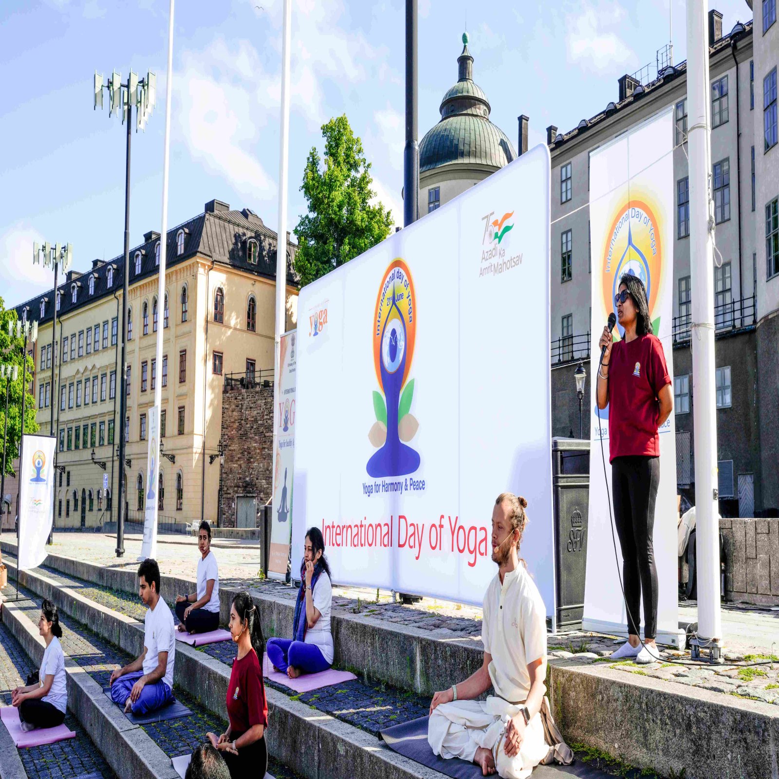 International Day of Yoga celebrations - Stockholm