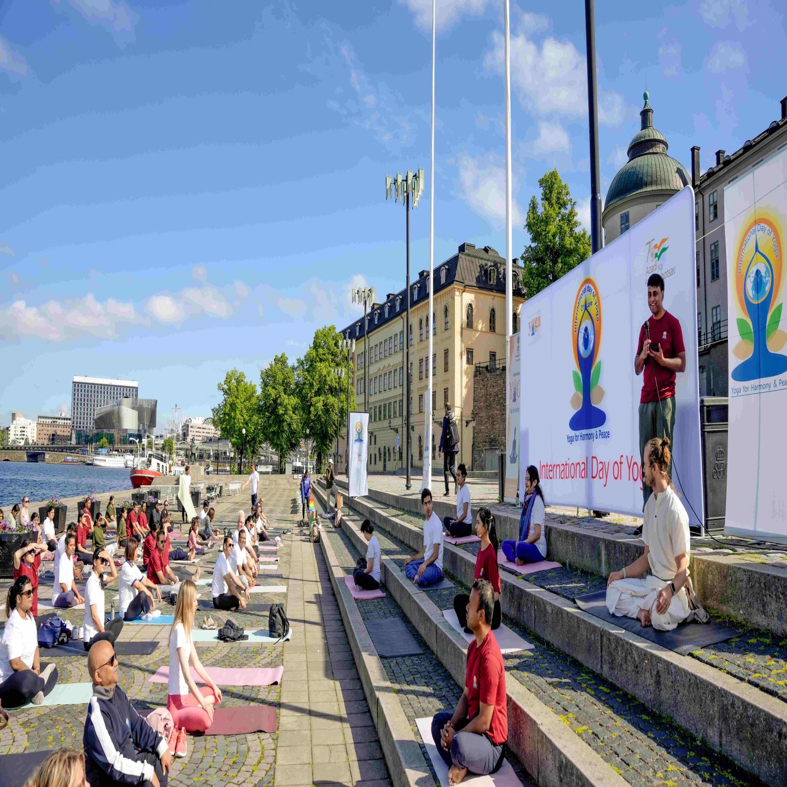International Day of Yoga celebrations - Stockholm