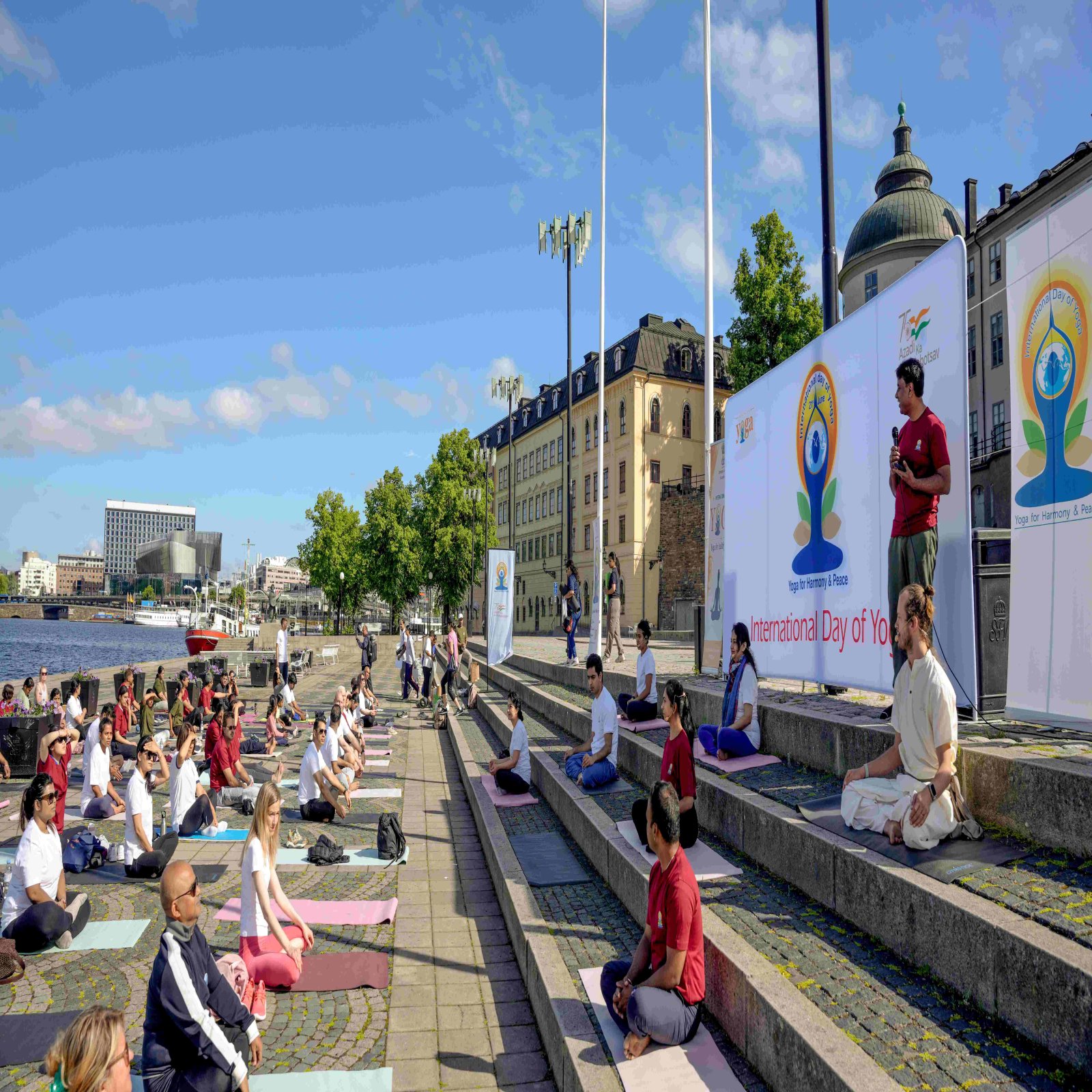 International Day of Yoga celebrations - Stockholm