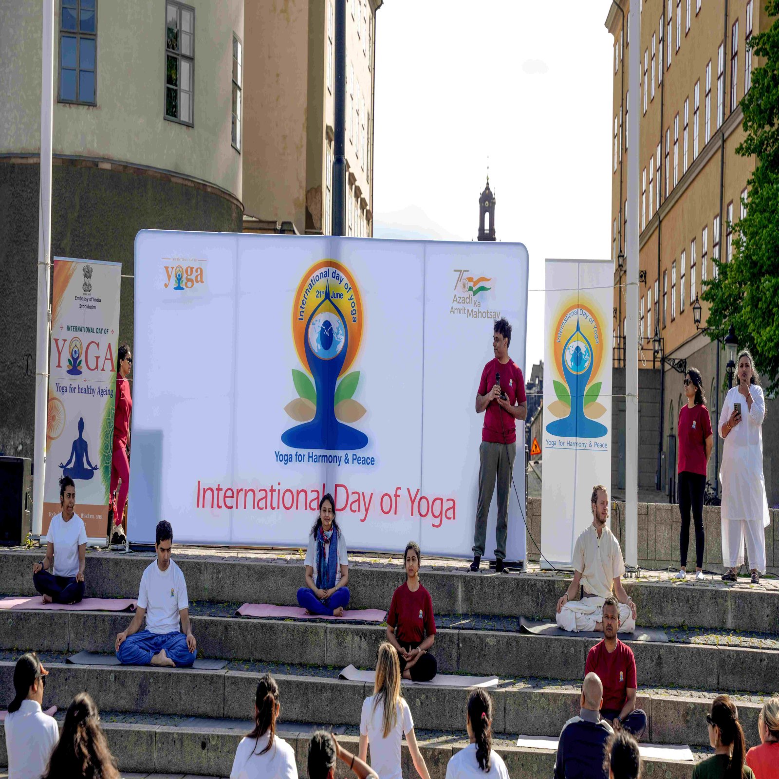 International Day of Yoga celebrations - Stockholm