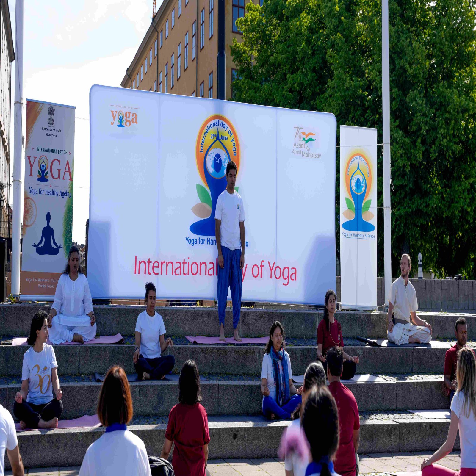 International Day of Yoga celebrations - Stockholm