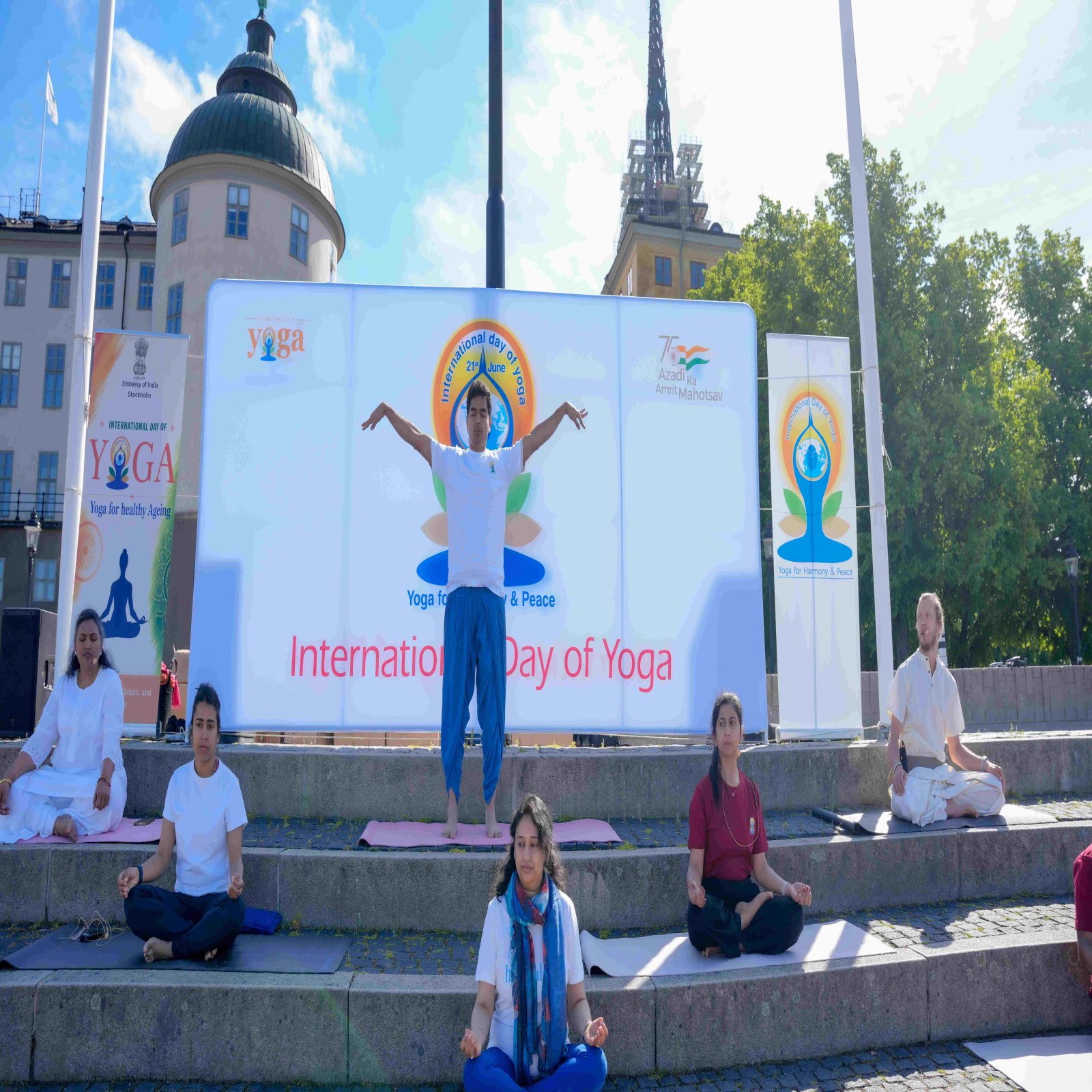 International Day of Yoga celebrations - Stockholm