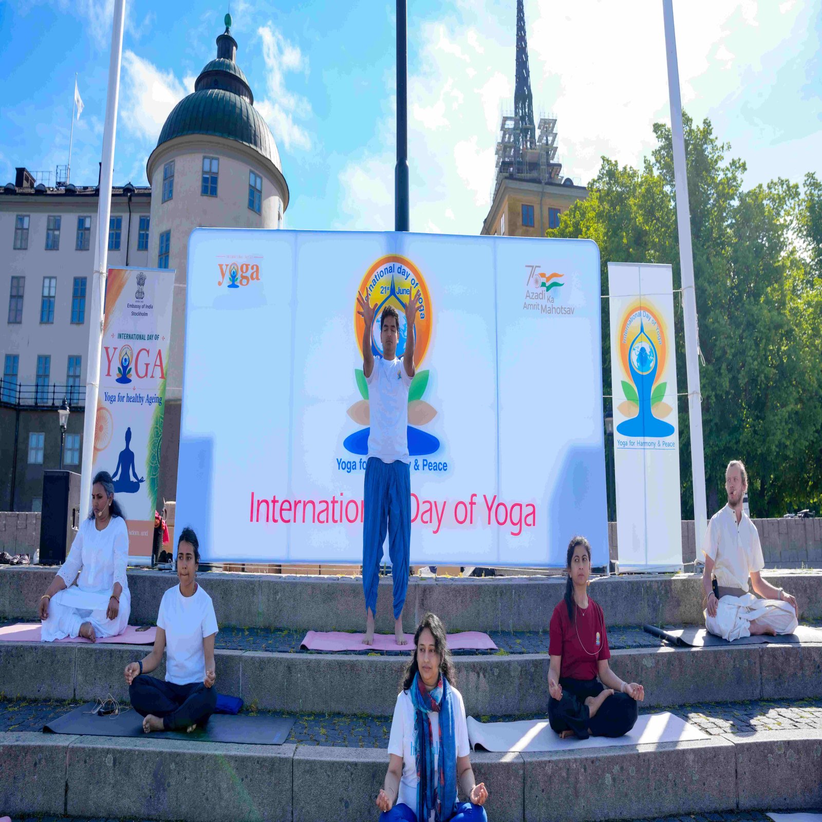 International Day of Yoga celebrations - Stockholm