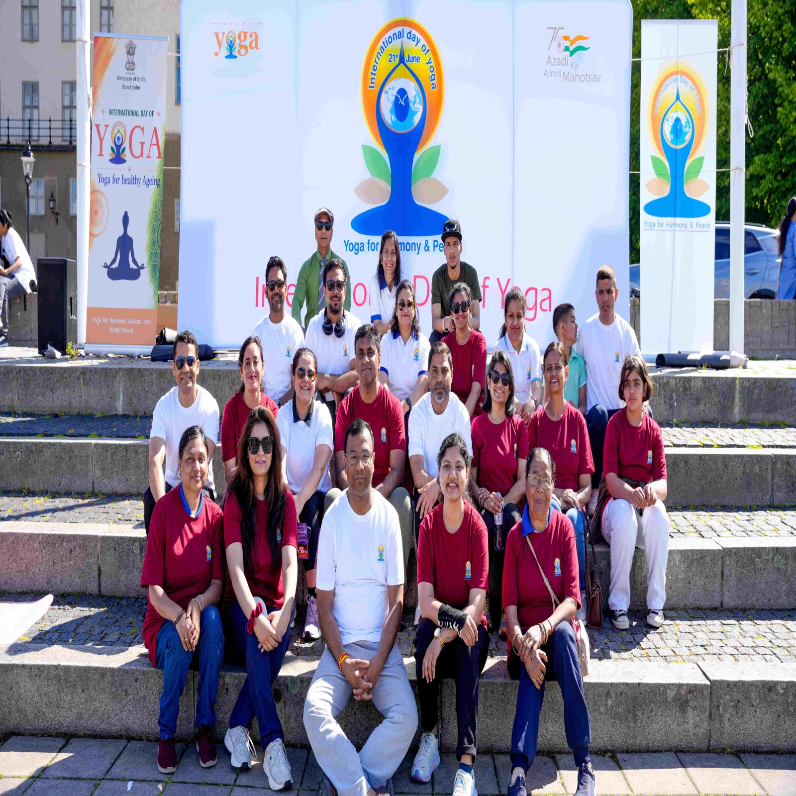 International Day of Yoga celebrations - Stockholm