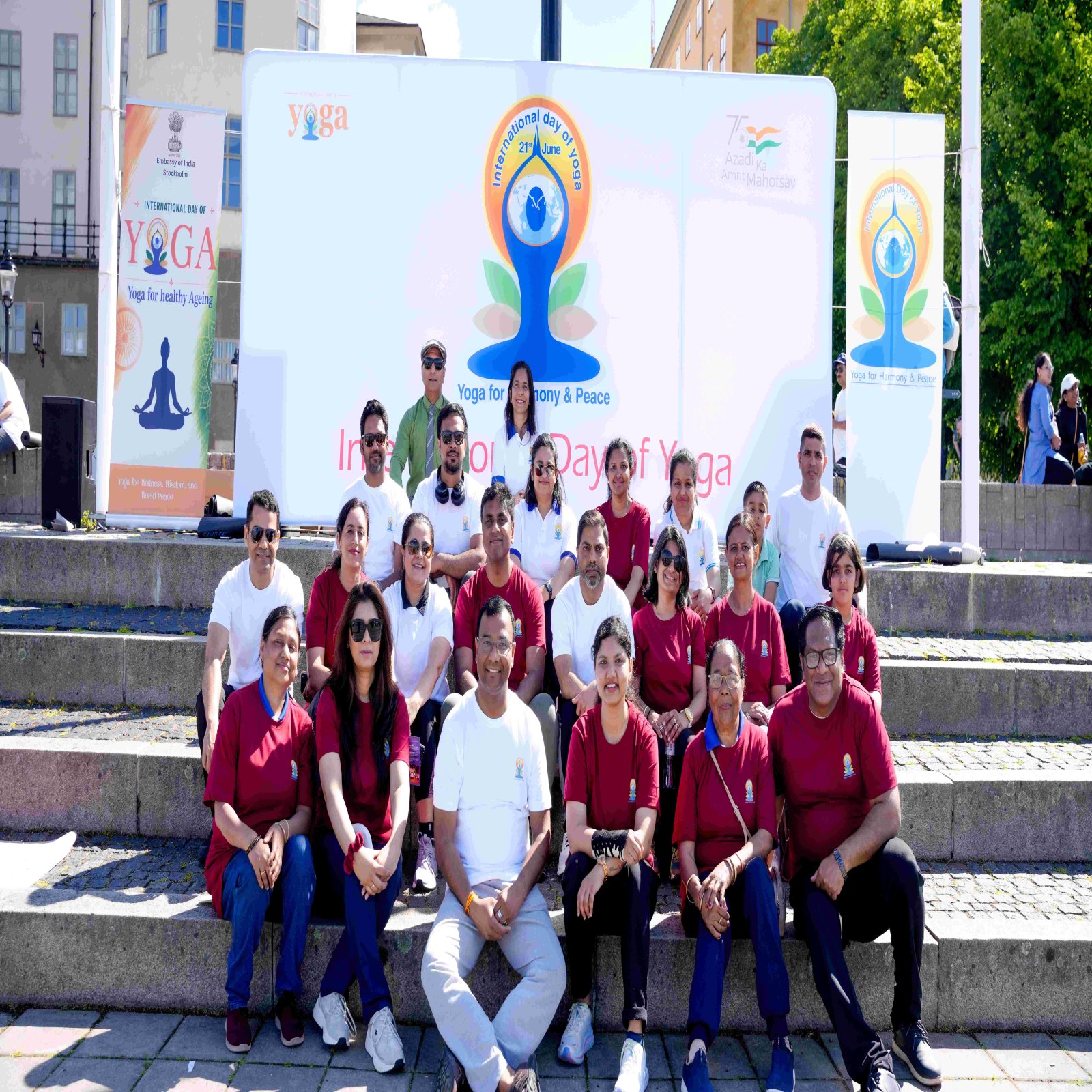 International Day of Yoga celebrations - Stockholm