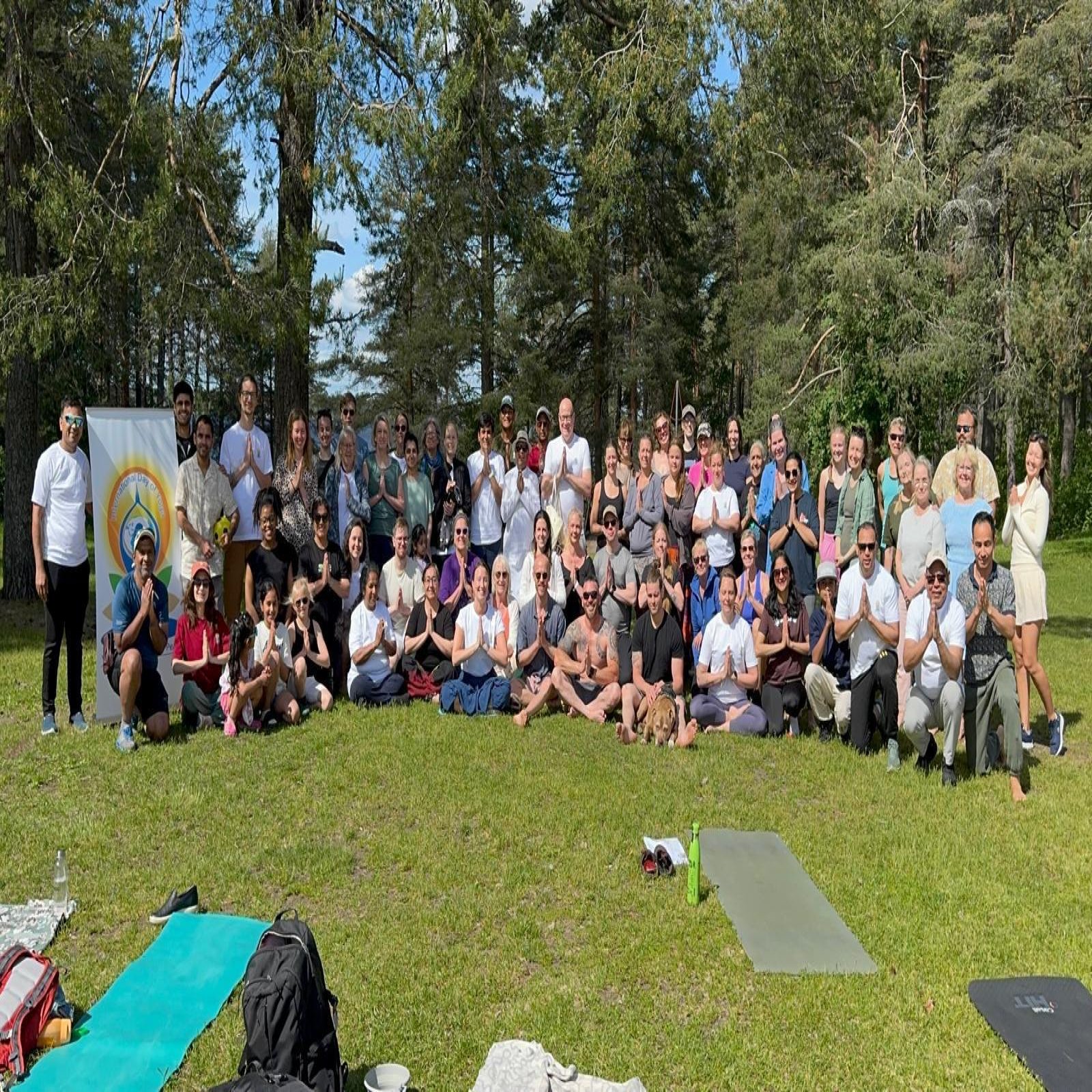 International Day of Yoga celebrations - Luleå