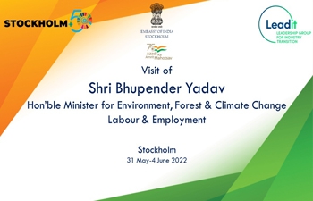 Visit of Minister Bhupender Yadav