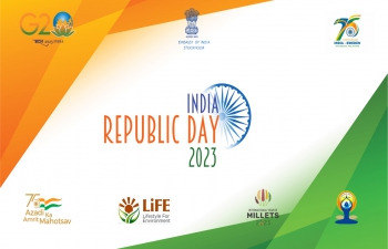Speech - H.E. Minister for Trade and International Development Johan Forssell - Republic Day of India 2023